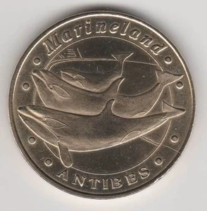 A 2007 TOKEN MEDAILLE MONNAIE DE PARIS -- 06 600 N°3 ANTIBES MARINELAND ORQUES - Imagen 1 de 2