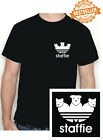 Staffie Dog (LB) T-shirt / UNISEXE / Spoof / Chav / Pitbull / Anniversaire / Taille LGE