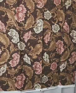 Greeff Baumwollstoff Cape May Pflaume Vintage 1994 mehrfarbig 54,5" x 35" - Bild 1 von 4