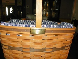LONGABERGER1987 BREAD & MILK BASKET J W COLLECTION - Picture 1 of 7