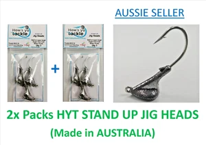 2x packs HYT Stand Up Jig Heads 1/2oz - Size 2/0H Hook (made in AUSTRALIA) - Picture 1 of 3