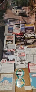 Rally Car Lombard RAC Cartel 1979 -90 programmes & Ephemera & Donnington Folder - Picture 1 of 24