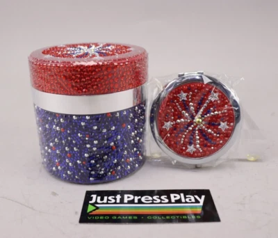 Crema de garganta y escote sin edad PRAI 6,8 OZ tarro sellado de fuegos artificiales + compacto Foto 1 de 4