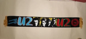 U2 Edge Bono The Unforgettable Fire 1985 Concert Tour Scarf - Imagen 1 de 4
