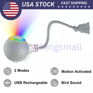 Automatic Rolling Ball Smart Cat Dog Toy Electric, Pet LED Motion Activated GRAY - Picture 1 of 9