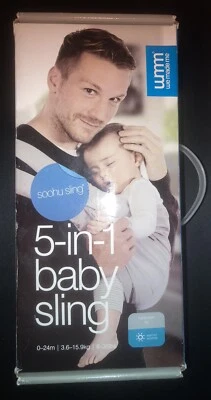 We Made Me Baby Sling Hammock Infant Carrier Carry Pouch with Case - Turquoise - Image 1 of 4