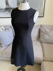 Pristine Condition SABA Classic Little Black Work Office Dress Scuba Size 8 - Picture 1 of 6
