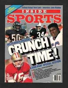 January 1991 Inside Sports Magazine – Joe Montana Cover  #M1893 - Picture 1 of 1