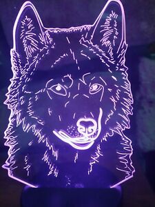 LED 3D Night Light name engraved