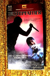 The Stepfather VHS Video Tape 1987 VTG RARE Cover Slasher Thriller Horror Movie - Picture 1 of 2