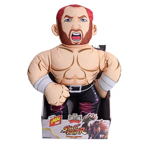 Jazwares Wrestling Buddies Street Fighter Kenny Omega (Akuma) 17" Talking Plush - Picture 1 of 8