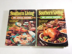 Vintage Southern Living 1981 and 1982 Annual Recipes Cookbooks - Picture 1 of 9