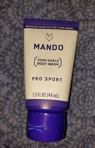 Mando For Men Odor shield Pro Sport Body Wash 1.5oz