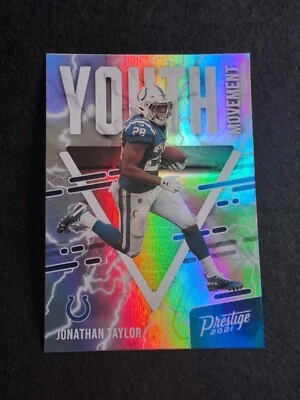 Jonathan Taylor 2021 Panini Prestige Youth Movement #4  Colts 🔥 - Image 1 of 2