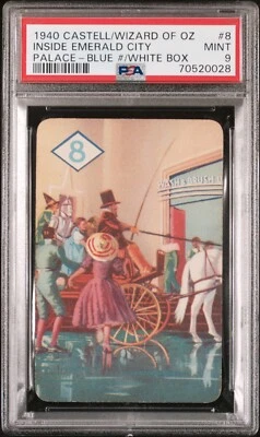 PSA 9 1940 Castell The Wizard Of Oz #8 Dorothy Rookie Card Inside Judy Garland b - Image 1 of 2