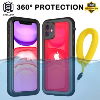 Shockproof Waterproof Case Cover for iPhone 11 12 13 14 15 16Pro Max Xs Max Xr X - Image 1 of 4