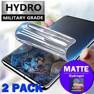 For Samsung Galaxy S25 S24 S23 S22 S21 S10 Hydrogel FILM Screen Protector Matte - Picture 1 of 13