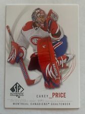 2009-10  SP Authentic #5 Carey Price Montreal Canadiens