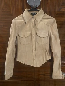 Bebe Suede Jacket Pink Y2K - Picture 1 of 4