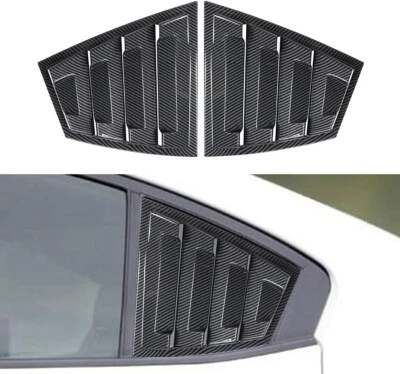 Persianas de ventana lateral trasera DLOVEG para accesorios Subaru WRX STI 2015-2021 Foto 1 de 4