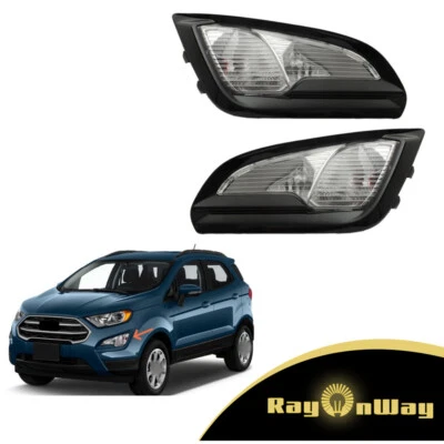 Faros antiniebla laterales izquierdo y derecho Ford EcoSport 2018-2020-2022 con cubierta negra Foto 1 de 4