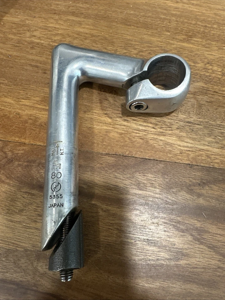 Vintage SR 80 Stem 22.2 mm Quill Custom Silver 1984 25.4 mm 1980s Race - Image 1 of 4