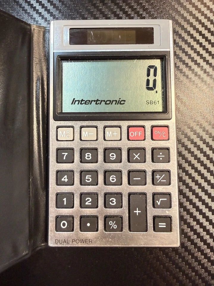 Intertronic SB61 - Vintage Calculator (Dual Power) - Image 1 of 3