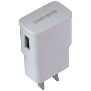 Samsung (5V/2A) Single USB Travel Adapter OEM - White (ETA-U90JWE/JWS) - Photo 1 sur 5