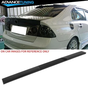 For 06-15 Honda Civic Sedan V Style ABS Rear Roof Spoiler Wing Guard Matte Black - Bild 1 von 8