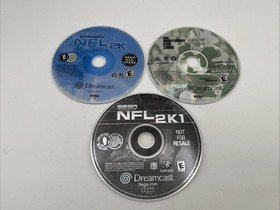 Sega Dreamcast Loose Bundle Of 3 Football Games