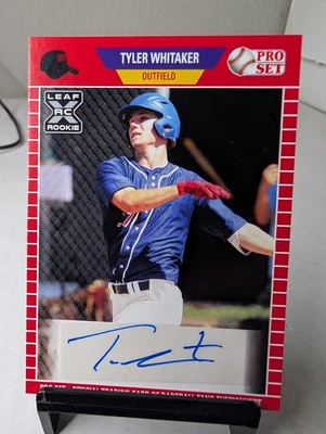 TYLER WHITAKER 2021 LEAF PRO SET AUTO ROOKIE CARD #PS-TW1 - Image 1 of 2