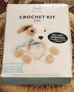 Needle Creations Häkelset Hund Geschicklichkeitsstufe Mittelstufe Komplettset offene Box - Bild 1 von 6