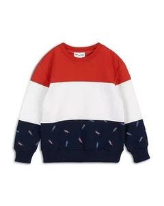 Miles The Label BIG Boys' Rocket Blocking Sweatshirt Size 7 - Picture 1 of 2