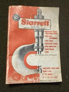 Vintage Starrett Micrometer Machinist Tool Mini Catalog 🇺🇸 - Picture 1 of 12