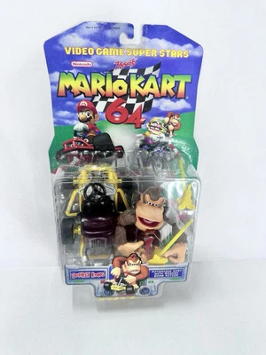 Figura 1999 Toy Biz Mario Kart 64 Donkey Kong #44233 - ¡Nuevo sellado! Foto 1 de 4