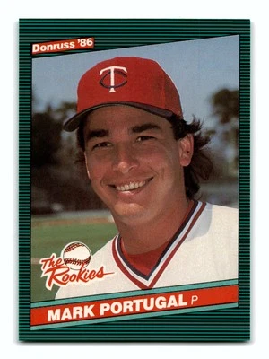 Mark Portugal 1986 Donruss The Rookies RC #44 Minnesota Twins NM-MINT - Image 1 of 2