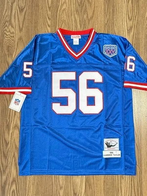 Camiseta deportiva para hombre Lawrence Taylor Mitchell & Ness Giants Throwback Legacy nueva con etiquetas grande Foto 1 de 4