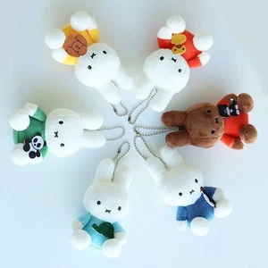 Miffy with Animal Mascot Clip-On Keychain - Picture 1 of 10