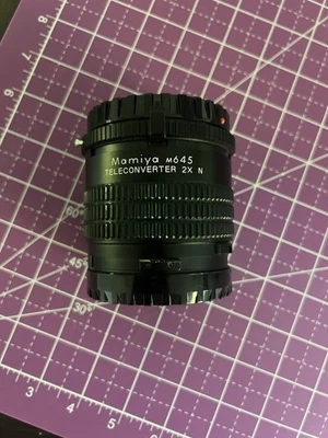 Mamiya M645 Teleconverter 2X N for M645 1000S Super Pro TL w/caps  (AC70) - Image 1 of 4