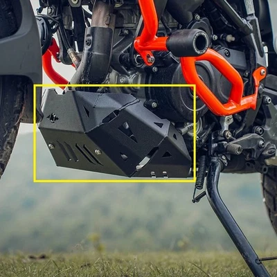 Placa Bash (Negro) Apta para KTM 125 ENDURO R (2025) Foto 1 de 4