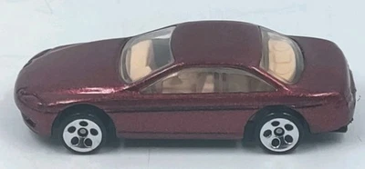 Lexus SC400 1992 Hot Wheels rojo borgoña metálico 1:64 diecast suelto casi nuevo Foto 1 de 4