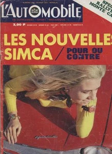 L'automobile Magazine N°285 Janvier 1970 : Nouvelles simca - Imagen 1 de 1