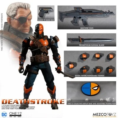 Figura de acción Mezco ONE:12 Collective DC Comics Deathstroke ✨NUEVA✨ Foto 1 de 4
