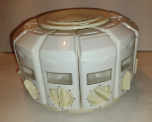 KitchenArt Select-A-Spice Auto-Measure Carousel Professional Series White