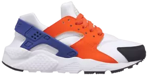 Nike Huarache Run Women's Shoes 65427-113 'White Blue Orange' Size 6.5 or GS 5Y - Picture 1 of 6