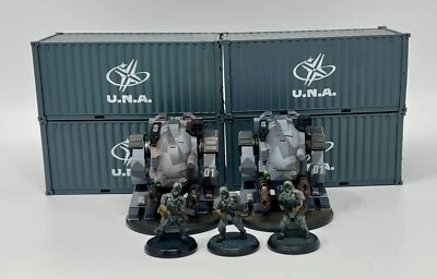 AT-43: Lote UNA - Fire Toad x2, Steel Trooper x3, contenedor UNA x4 RACKHAM Foto 1 de 4