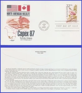 USA4 #2308 U/A ARTMASTER FDC   Roseate spoonbill - Bild 1 von 1