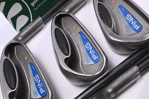 Ping G2 Irons / 4-8i+PW+SW / Orange Dot / Regular Flex Ping TFC 100 Shafts - Picture 1 of 7