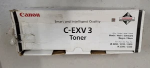Toner Canon C-EXV3 Schwarz 6647A002 Neu OVP Original iR 2200 iR2220 Rg MwSt. - Afbeelding 1 van 5