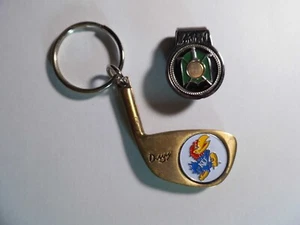 Lotto portachiavi e clip denaro mazze da golf Kansas Jayhawks # 182 - Foto 1 di 3